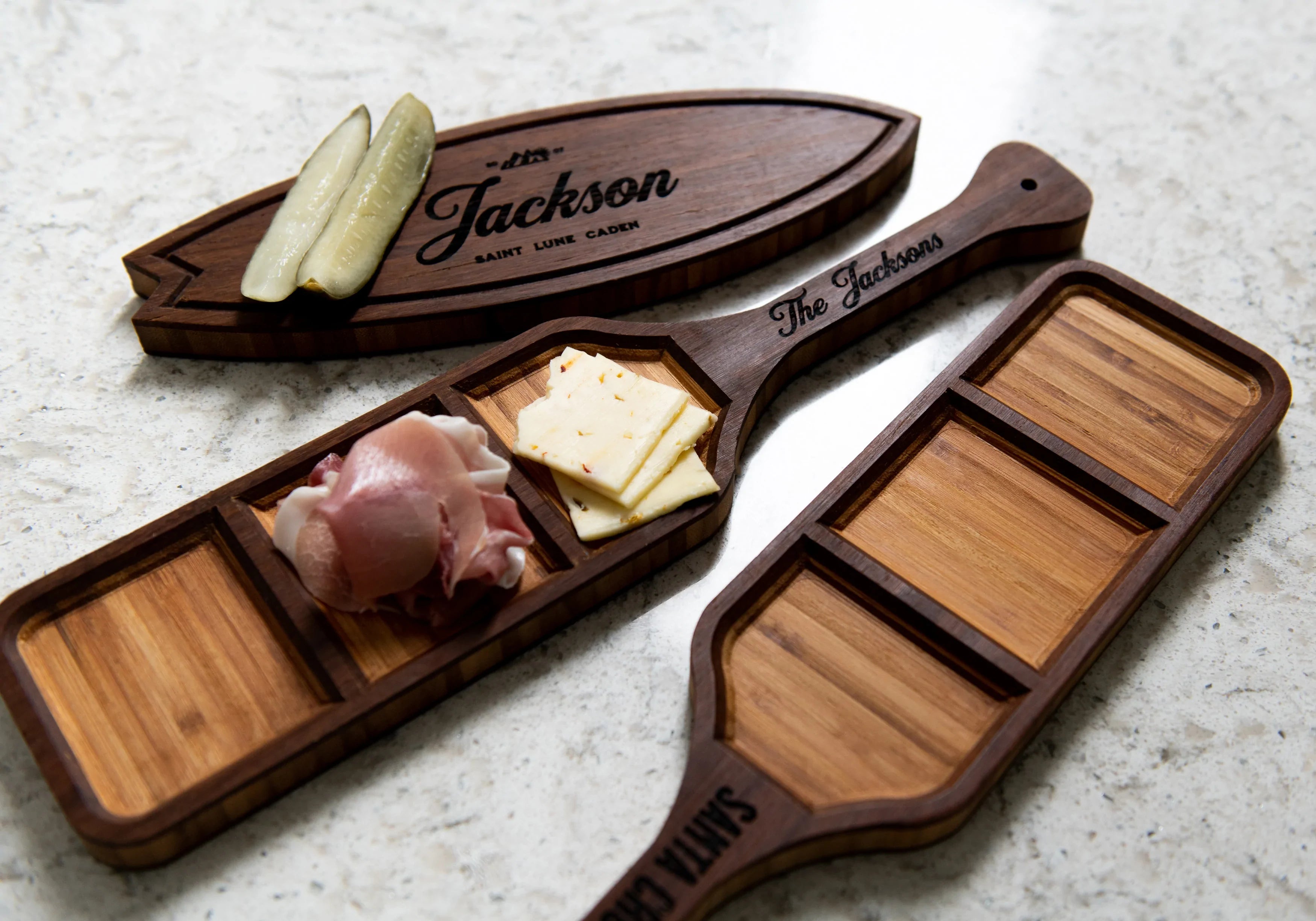 Paddle and Surf Hors D'oeuvre Trays