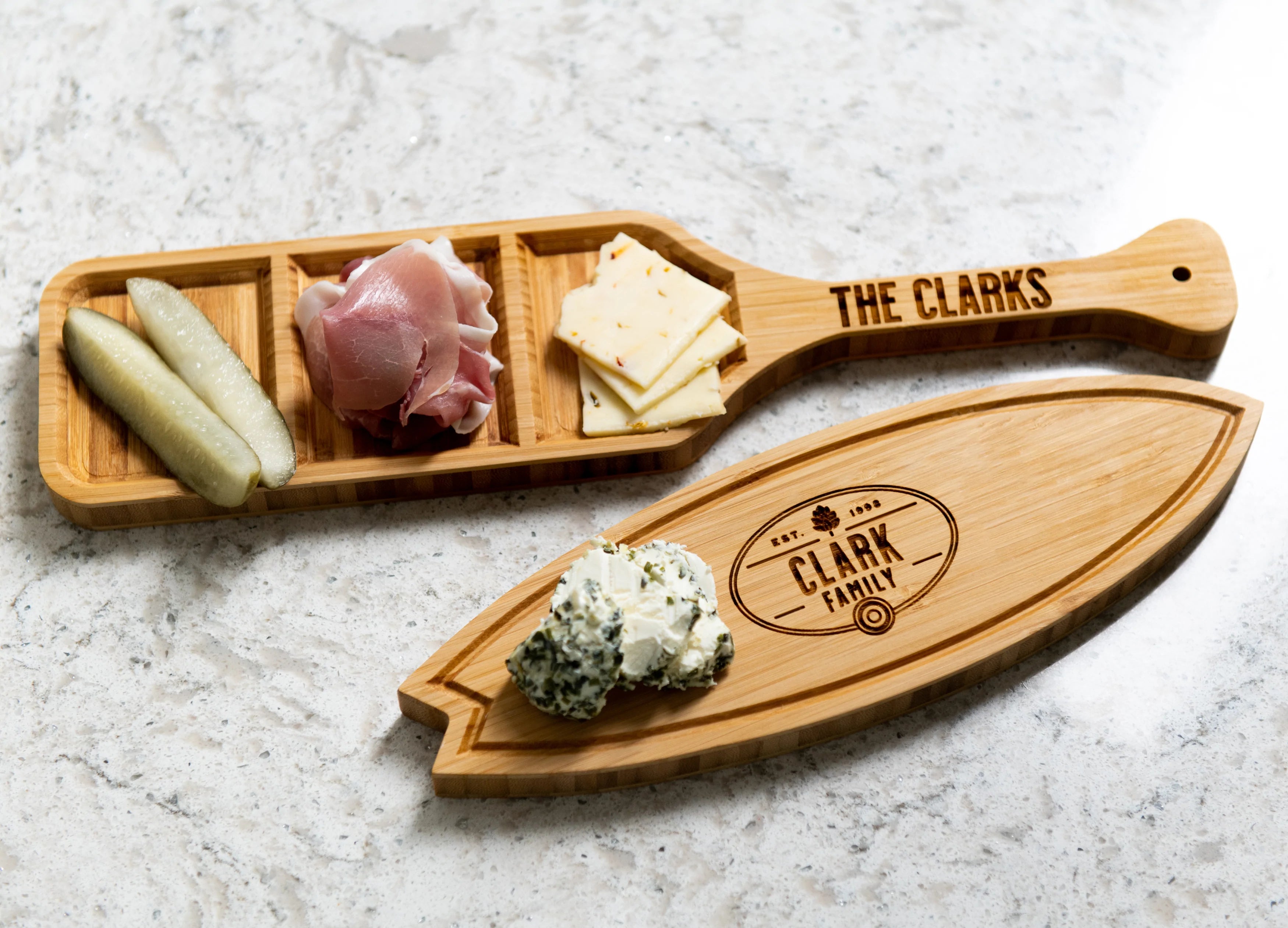 Paddle and Surf Hors D'oeuvre Trays