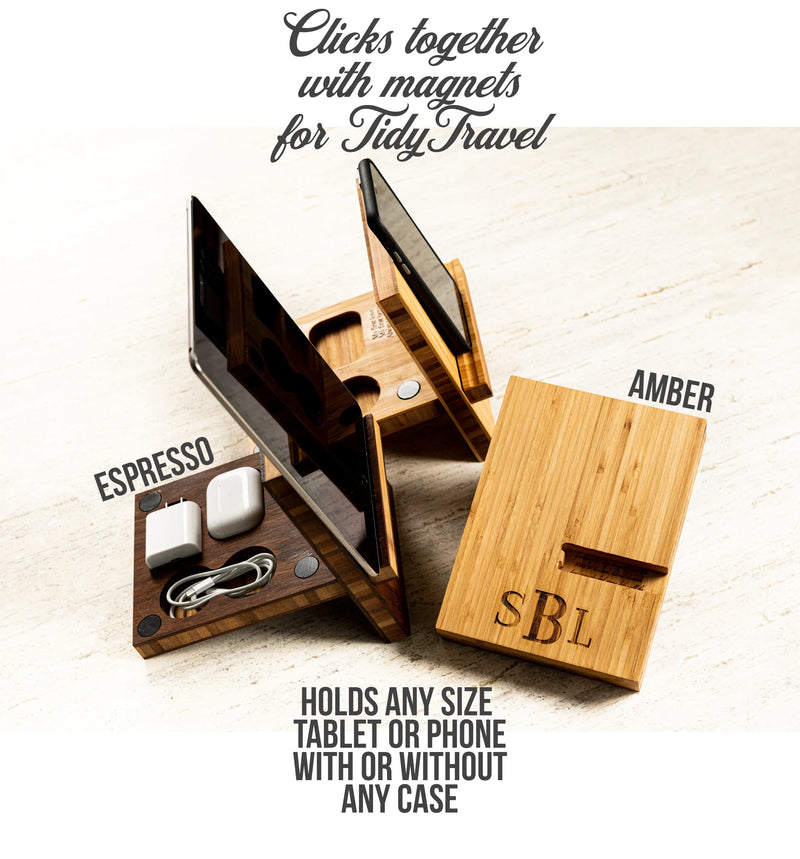 Magnetic Travel Stand Personalized Phone or Tablet Dock