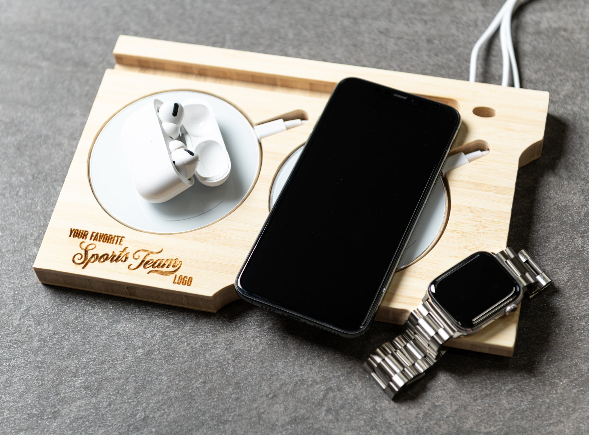 Wireless Charging Station for Galaxy Phone and Active Watch