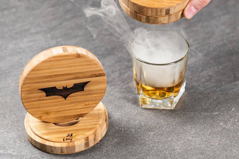 Personalised Cocktail And Whiskey Smoker In Solid Oak - MIJMOJ