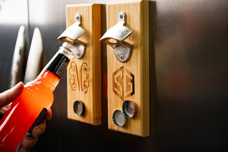 Gamer Inspired Magnetic Fridge Mount Personalized Bottle Opener