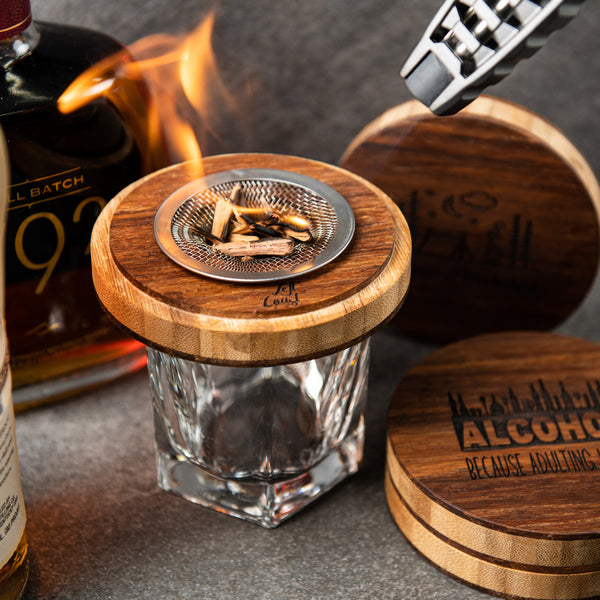 Bourbon Smoking Kit - Custom Engraved Logo or Design – 3*21 Simple Creations