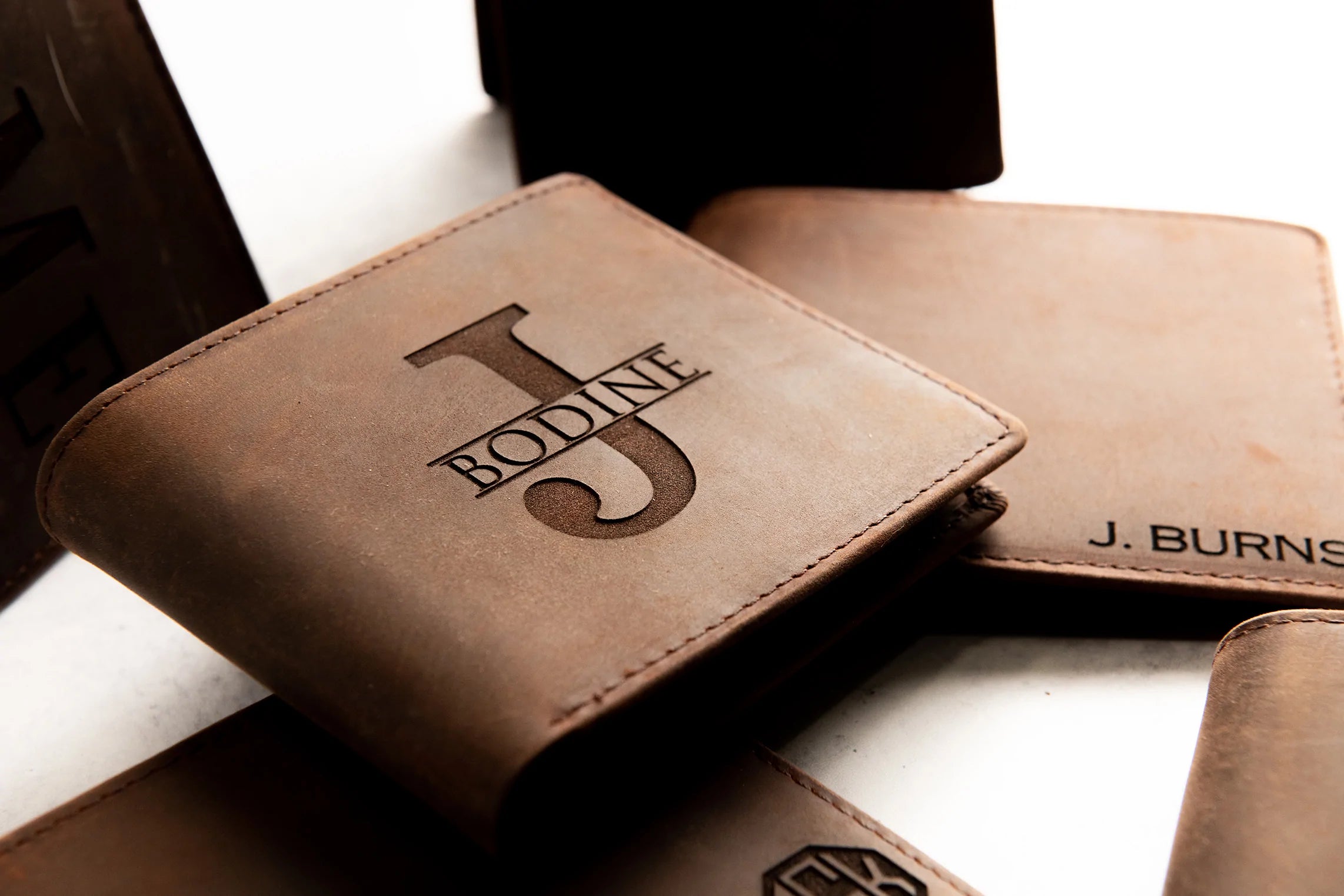 The Clearwater Personalized Leather Trifold RFID Blocking Wallet