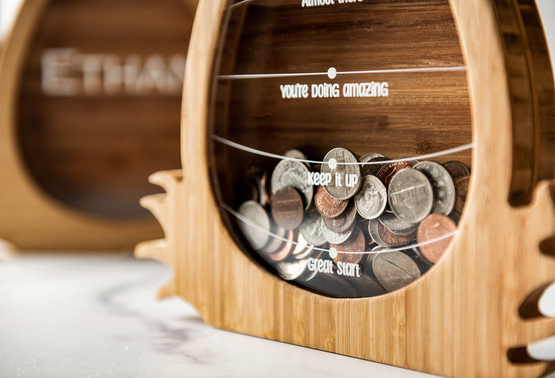 Personalized Nest Egg Coin Bank