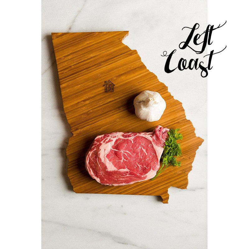 50 States Hometown Engraved State-Shaped Cutting Boards