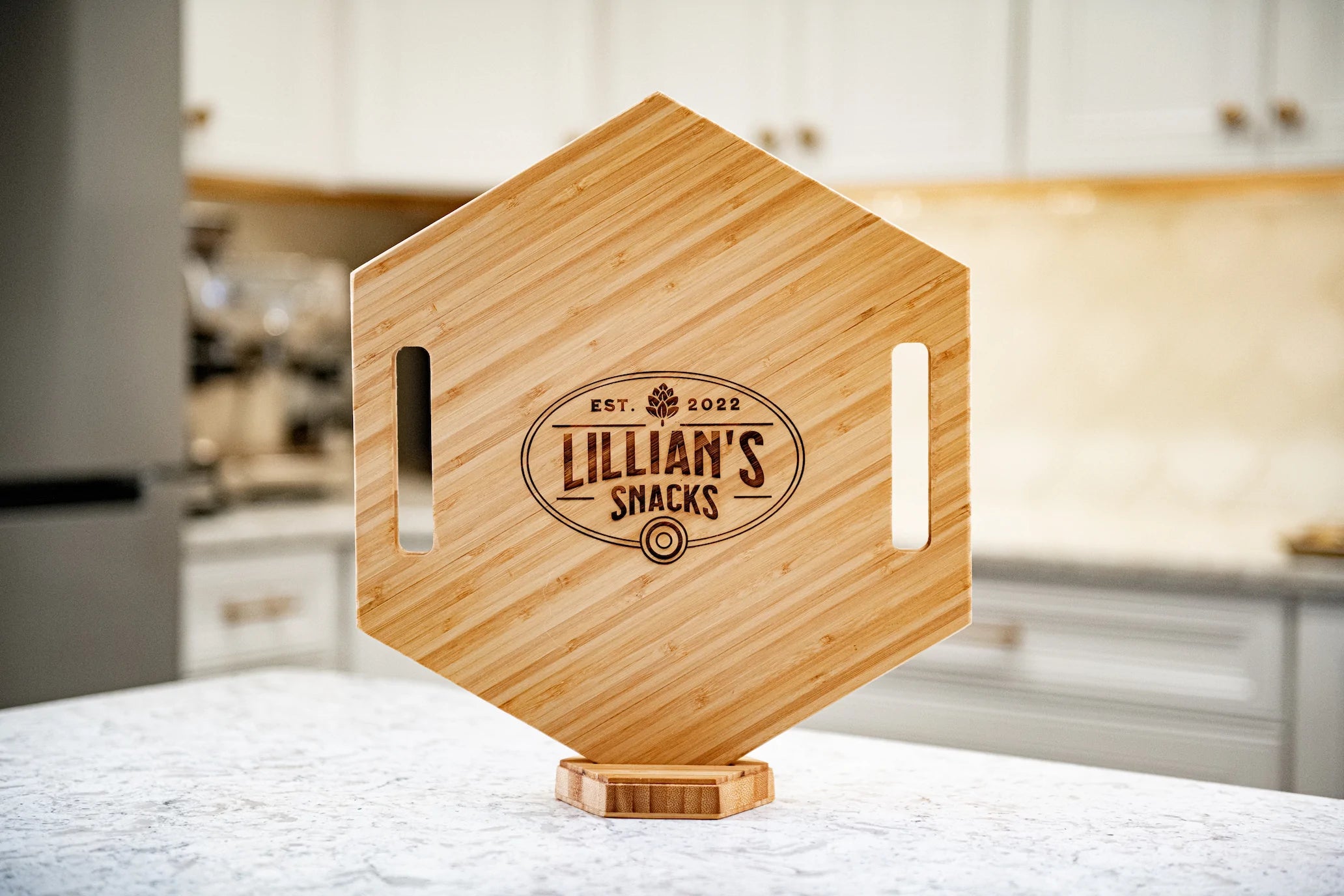 Personalized Hexagon and Sun Boards