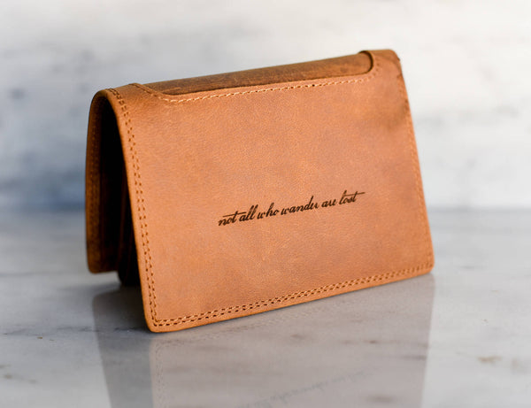 The Palm Beach Personalized Leather Wallet