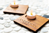 Personalized Engraved Tea Light Holders by Left Coast Original