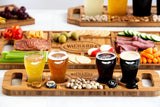 Personalized Beer Flights and Charcuterie Planks - 4 Styles and Gift Sets Available