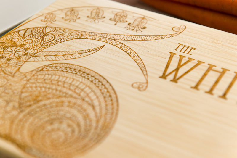 Personalized Cutting Board, Snail, Wedding Gift, Anniversary Gift, Family Name, Engraved Gift