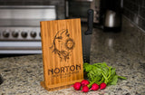 Personalized Cutting Board Wedding Sun Moon Anniversary Family Name Engraved Monogram Initials Chef