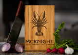 Personalized Cutting Board Wedding Lobster New England Anniversary Family Name Engraved