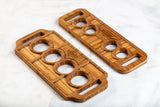Personalized Beer Flight Trays & Gift Set