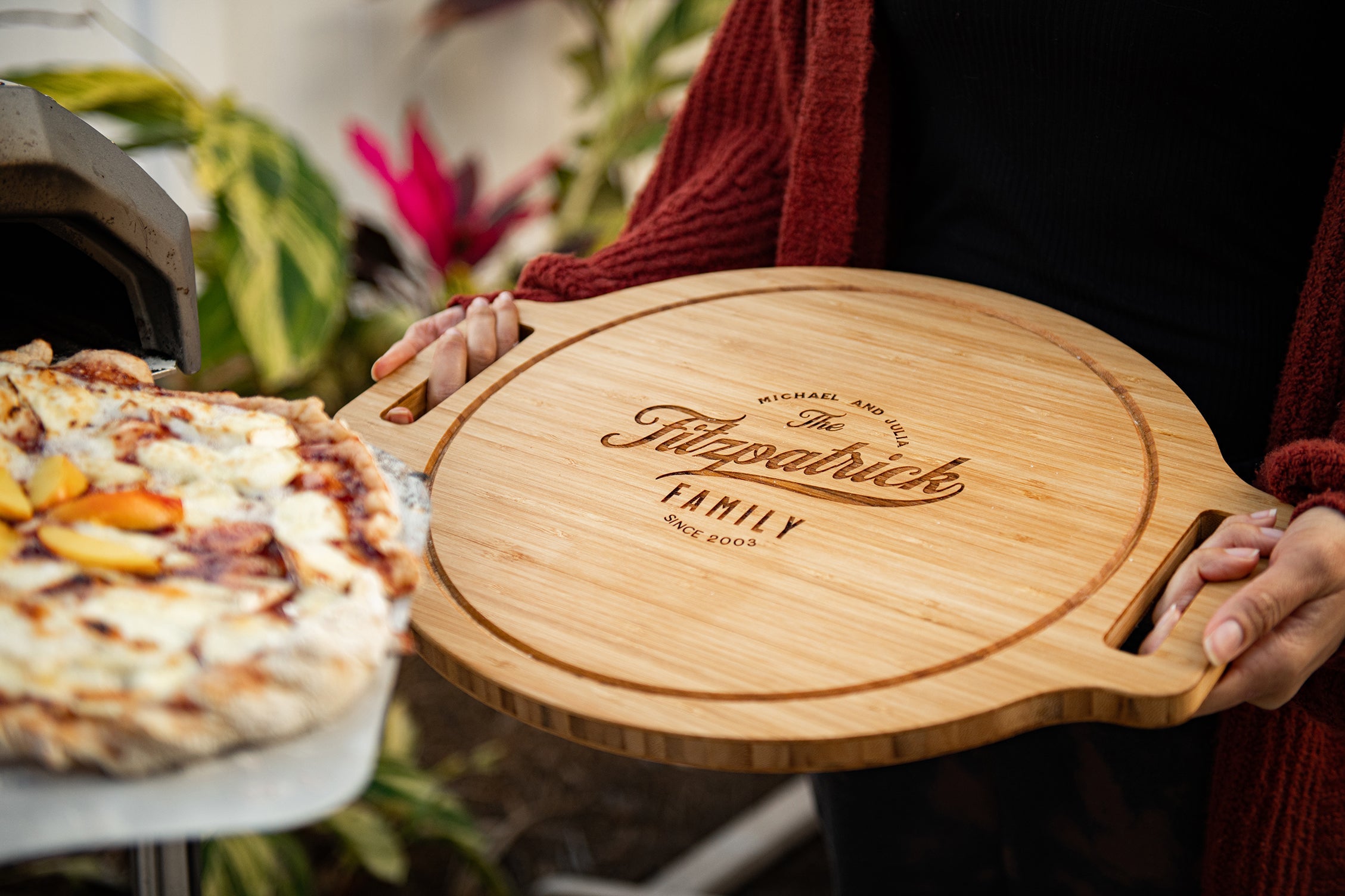 Personalized Pizza Serving Tray