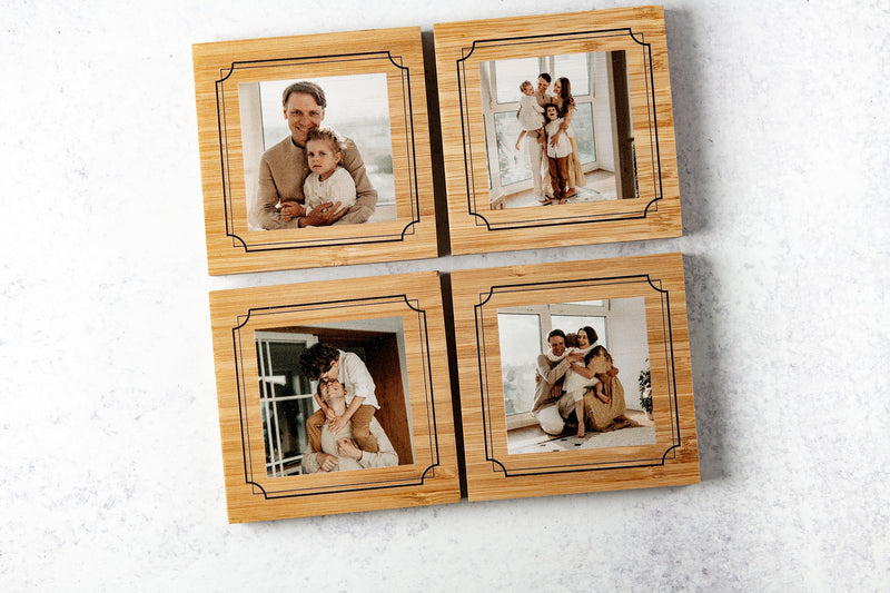 Custom Photo Wood Coasters