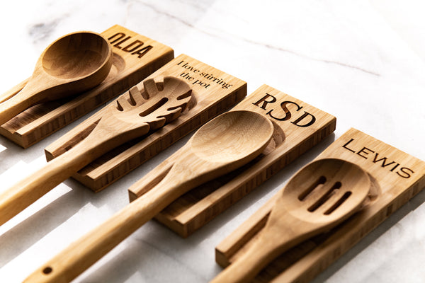 Personalized Wooden Spoon Rest